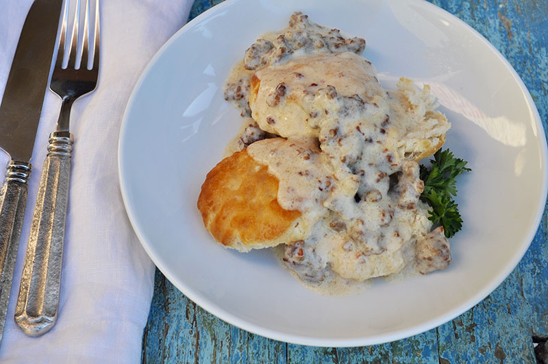 Biscuits and Gravy There's Always Pizza